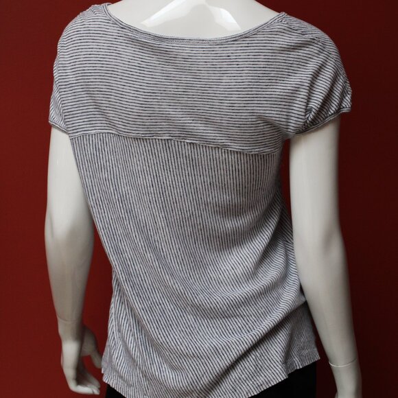 Sigrid Olsen Striped Linen Shirt - Picture 5 of 8